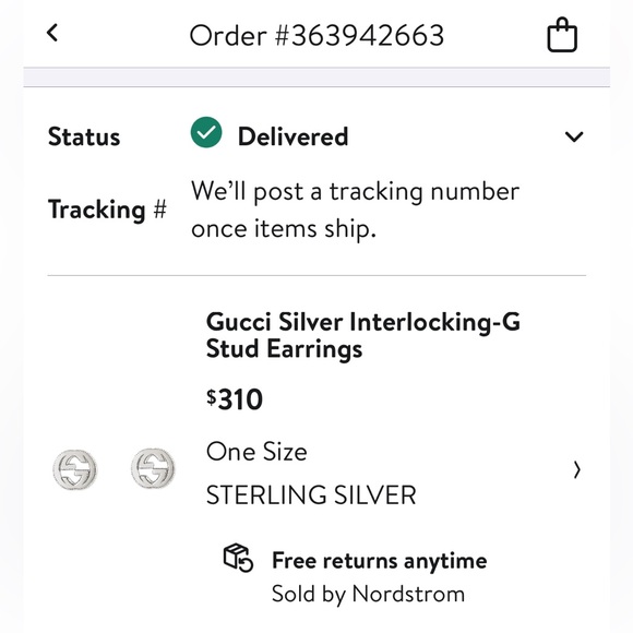 Authentic GUCCI Silver Interlocking-G Stud Earrings - Picture 10 of 11